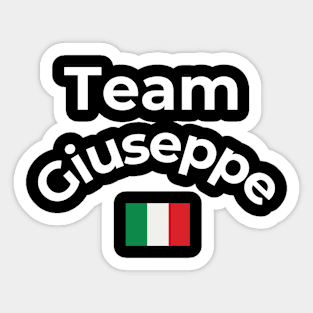 Team Giuseppe Sticker